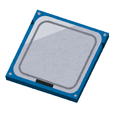 半導体チップのイラスト（いらすとや）