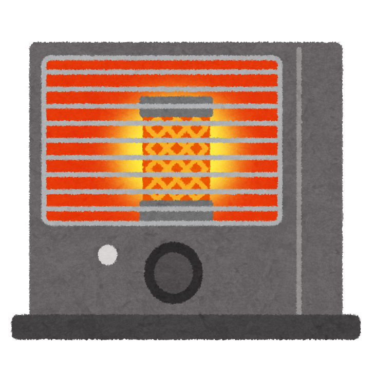 石油ストーブのイラスト